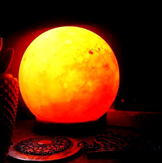 Salt Ball lamp