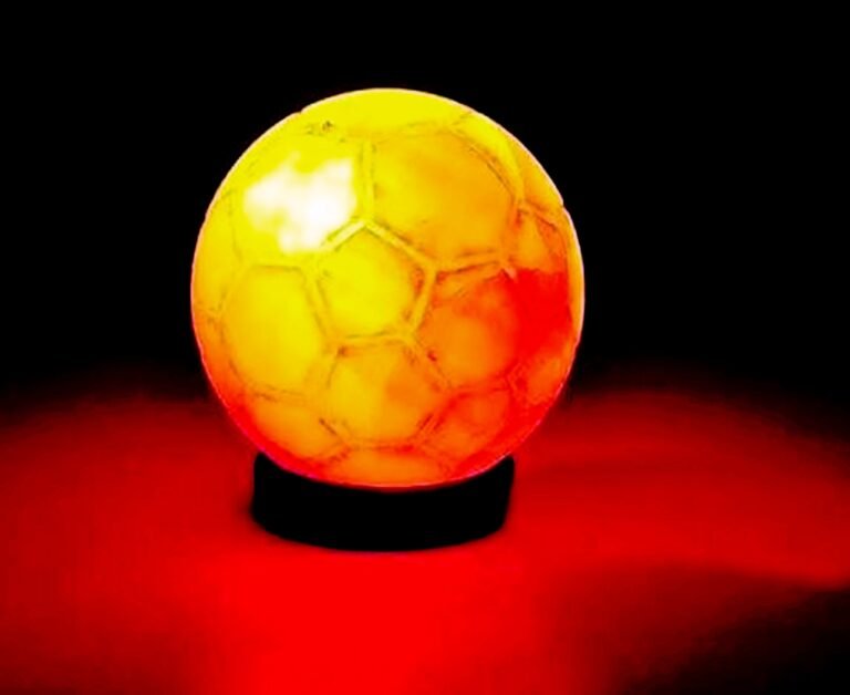 Salt Football shape Lamp
