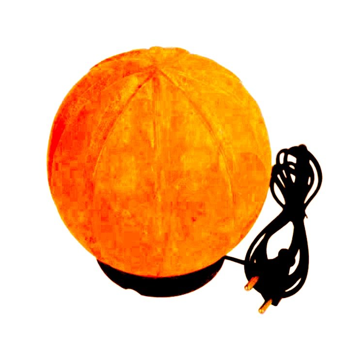 Salt Pumpkin Shape Lamp