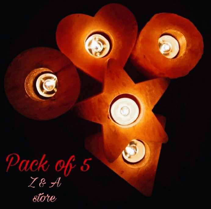 Himalayan salt candle holder