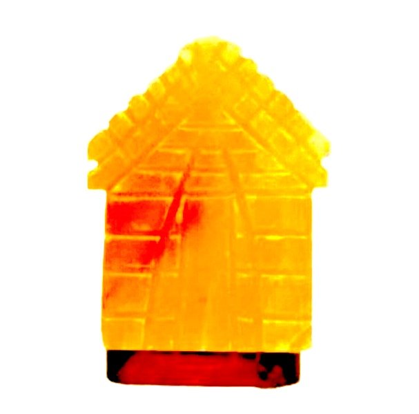 Himalayan salt house Shape lamp